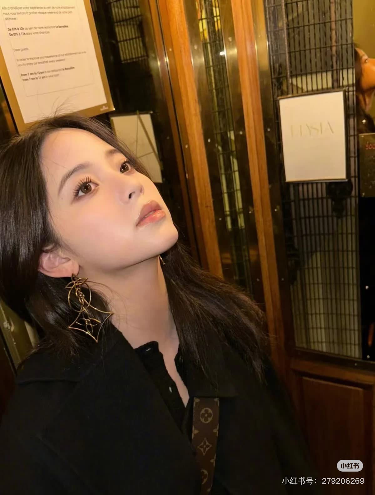 Louis Vuitton Gold Tone Earrings